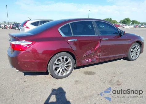 2015 Honda Accord Sport z USA, uszkodzony, nr VIN 1HGCR2F53FA057217